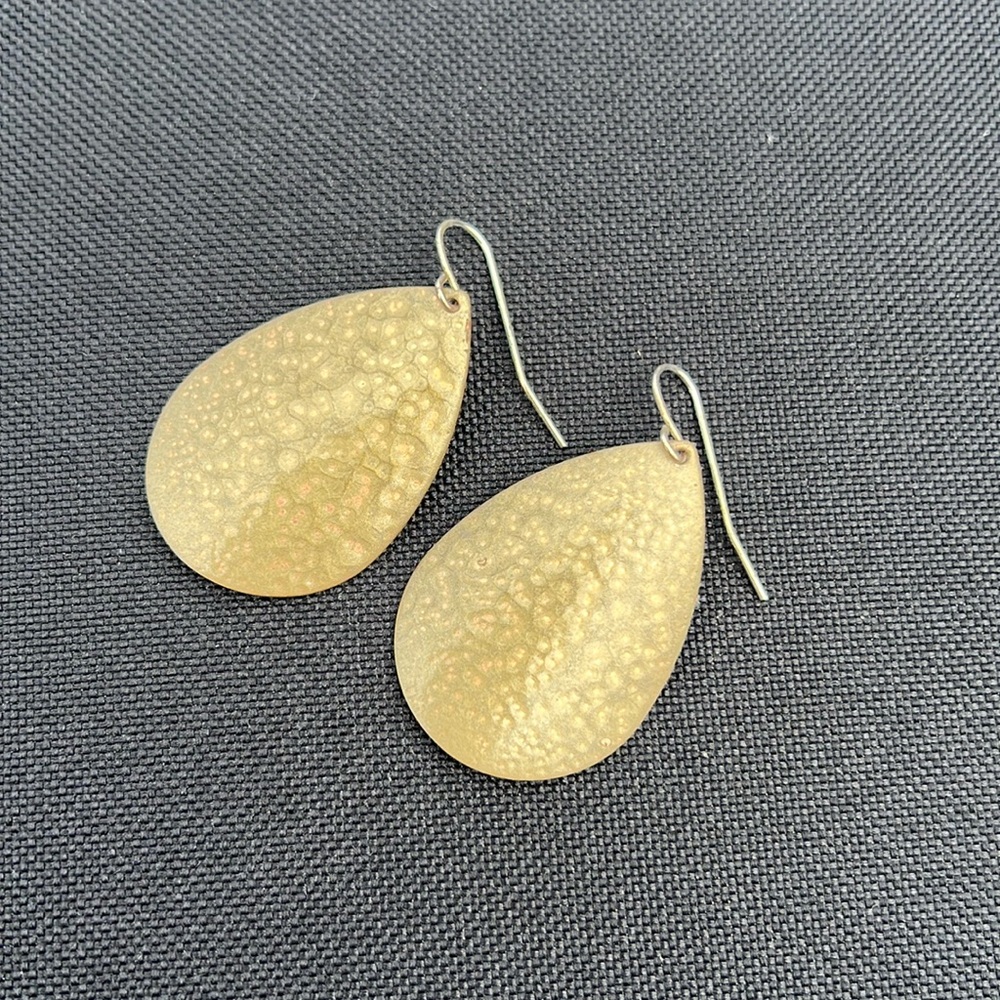 Gold Tone Drop Earrings